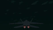 Hornet in flight