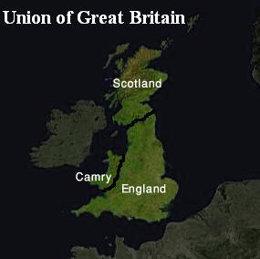World Map Britain