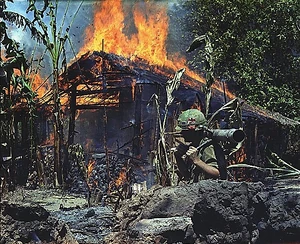 The destruction of an LAV camp in the Green Mountains by New England forces on April 4, 1999