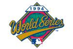 The logo for the first World Series cancelled in 90 years.
