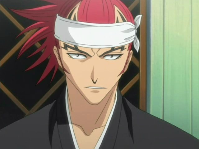 Abarai Renji ◊ from Bleach, with whom it's hard to tell where the tattoos 