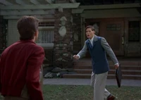 George tells Marty to stop following him.