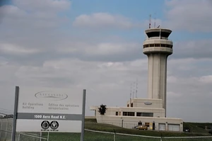 The Airport's control tower.