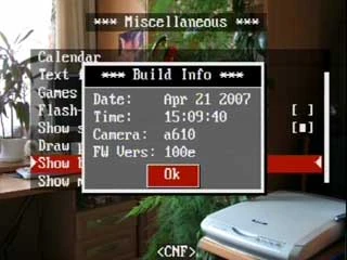 Build info
