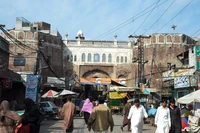 Lahori Gate which opens to the most ancient districts of Lahore in walled city known in old times as kacha kot
