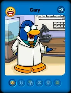 Gary's player card