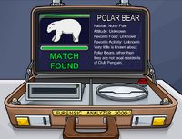 The Fur Scanner showing the Polar Bear.