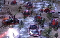 Modern laser fences, defending individual structures