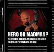 Archived newspaper article concerning Kane and the mystery surrounding him