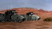 The backbone of Nod's armoured corps: modified light tanks.