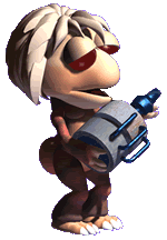 A female ettin with gadget
