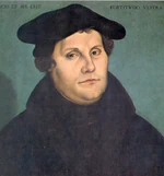 Martinho Lutero aos 46 anos (Lucas Cranach o Velho, 1529)