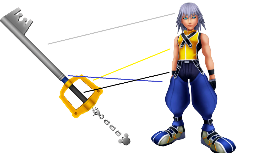 Sora's keyblade.