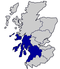 Location of People's DemocraticSoviet Republic of Strathclyde