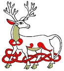 The White Stag, Symbol of Blickling of The Duchy of Thornbury