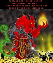 D'Sparil, Korax and Eidolon in a fanart