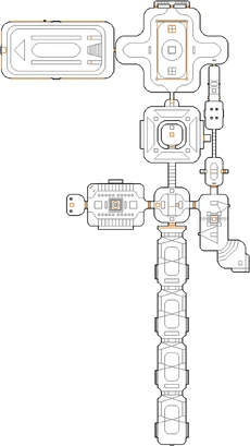 Automap view of MAP23: Ascending to the Stars