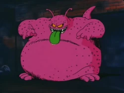 Buyon in his stronghold at Muscle Tower.