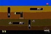 Wooldoor and Live Action Cow play Dig Dug.