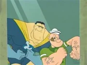Captain Hero and Popeye.