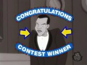 The winner of the "Drawn In" contest.