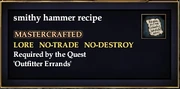 Smithy hammer recipe