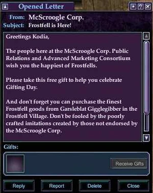 In game advertising from the McScroogle Corporation.