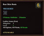 Bear Skin Boots
