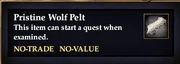 Pristine Wolf Pelt
