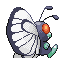 Imagen posterior de Butterfree en la tercera generación