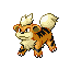 Imagen de Growlithe en Pokémon Rubí y Zafiro
