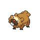 Imagen de Bidoof hembra en Pokémon Platino