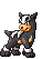 Imagen de Houndour en Pokémon Esmeralda