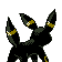 Imagen posterior de Umbreon en la segunda generación