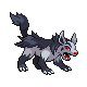 Imagen de Mightyena macho o hembra en Pokémon Diamante y Perla