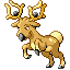Imagen de Stantler en Pokémon Rojo Fuego y Verde Hoja