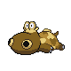 Imagen de Hippopotas hembra en Pokémon Platino