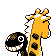 Imagen posterior de Girafarig en la segunda generación
