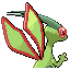 Imagen posterior de Flygon en la tercera generación