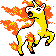 Imagen de Rapidash en Pokémon Plata