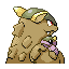 Imagen posterior de Kangaskhan en la tercera generación
