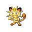 Imagen de Meowth en Pokémon Rojo Fuego y Verde Hoja