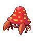 Imagen de Parasect macho o hembra en Pokémon Platino