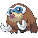 Imagen de Mamoswine hembra en Pokémon Platino
