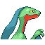 Imagen posterior de Grovyle en la tercera generación