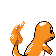 Imagen posterior de Charmander en la segunda generación