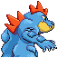 Imagen posterior de Feraligatr en la tercera generación