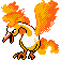 Imagen de Moltres en Pokémon Oro