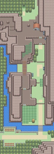 Mapa de la ruta 205