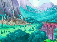 Ciudad Pirita en el anime